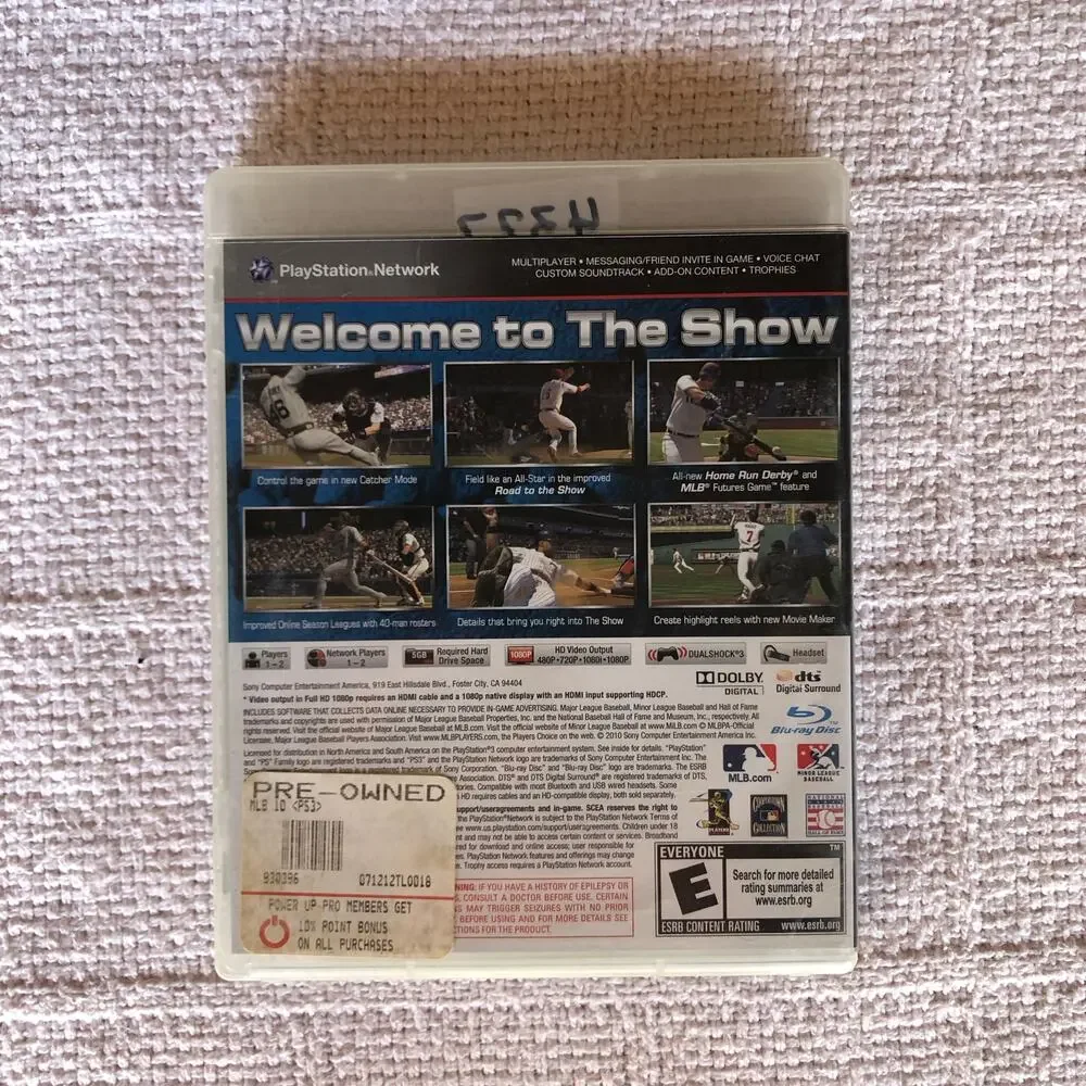MLB 10 The Show PS3 CIB Complete Tested Works 2010 Baseball Sony‎ Playstation 3